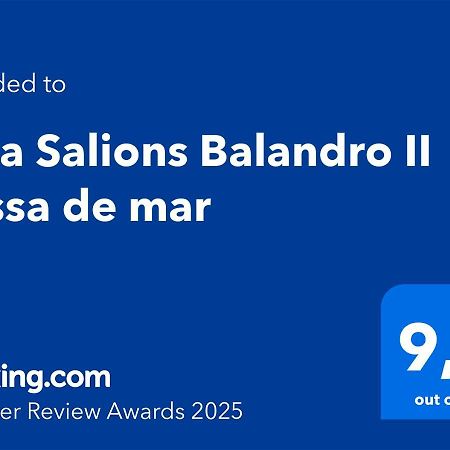 카네트데마르 Cala Salions Balandro II Tossa De Mar 아파트 외부 사진