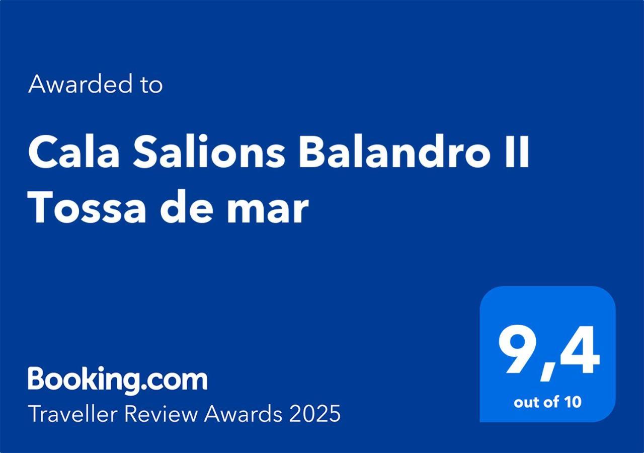 카네트데마르 Cala Salions Balandro II Tossa De Mar 아파트 외부 사진
